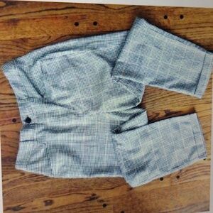 Urban Outfitters Herringbone Cuffed Trousers